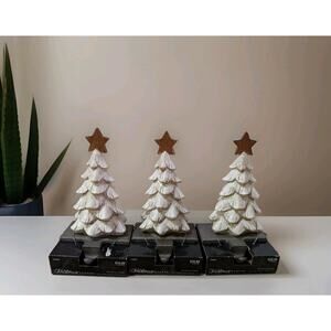 The Christmas Shoppe Christmas Tree Stocking Holder Set Rustic Farmhouse Decor